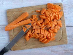 гарнир из моркови, вегетарианские блюда,