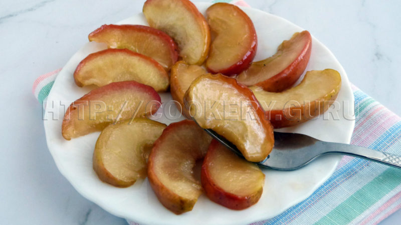 Карамелизированные яблоки